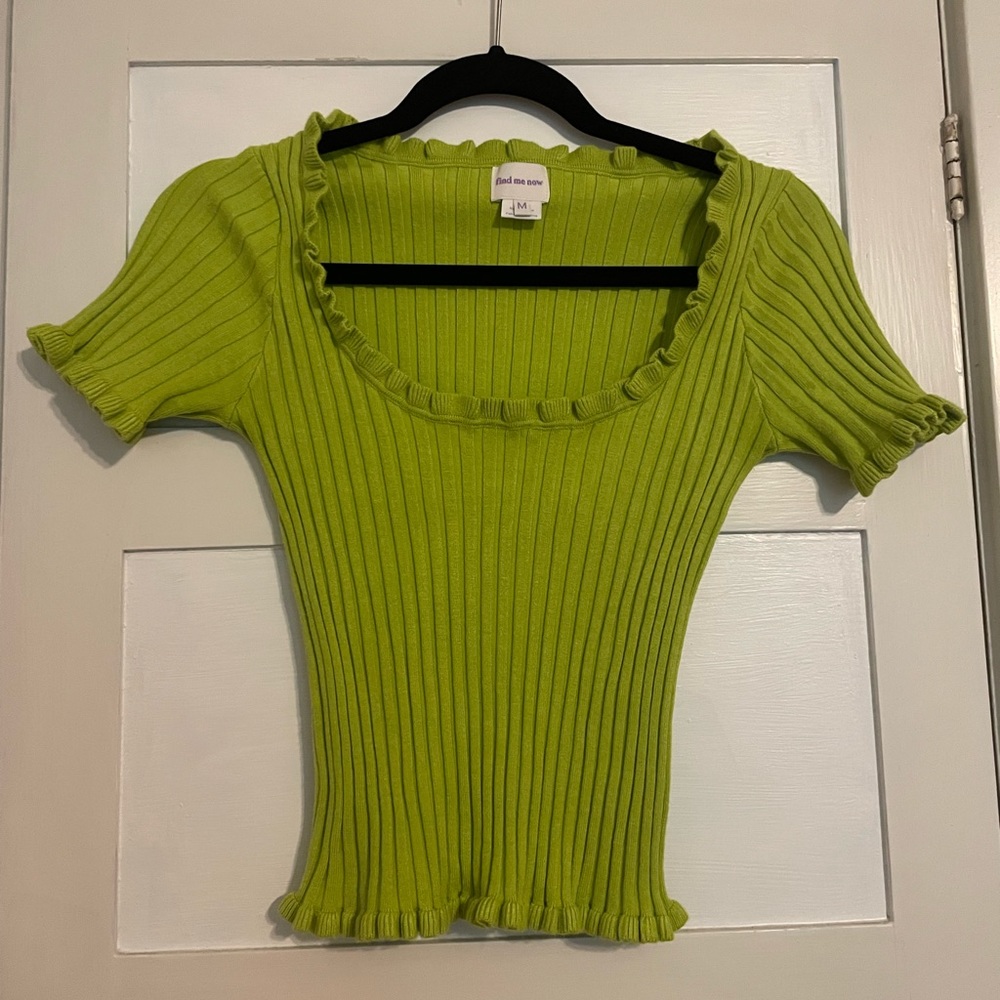 green Find Me Now shirt